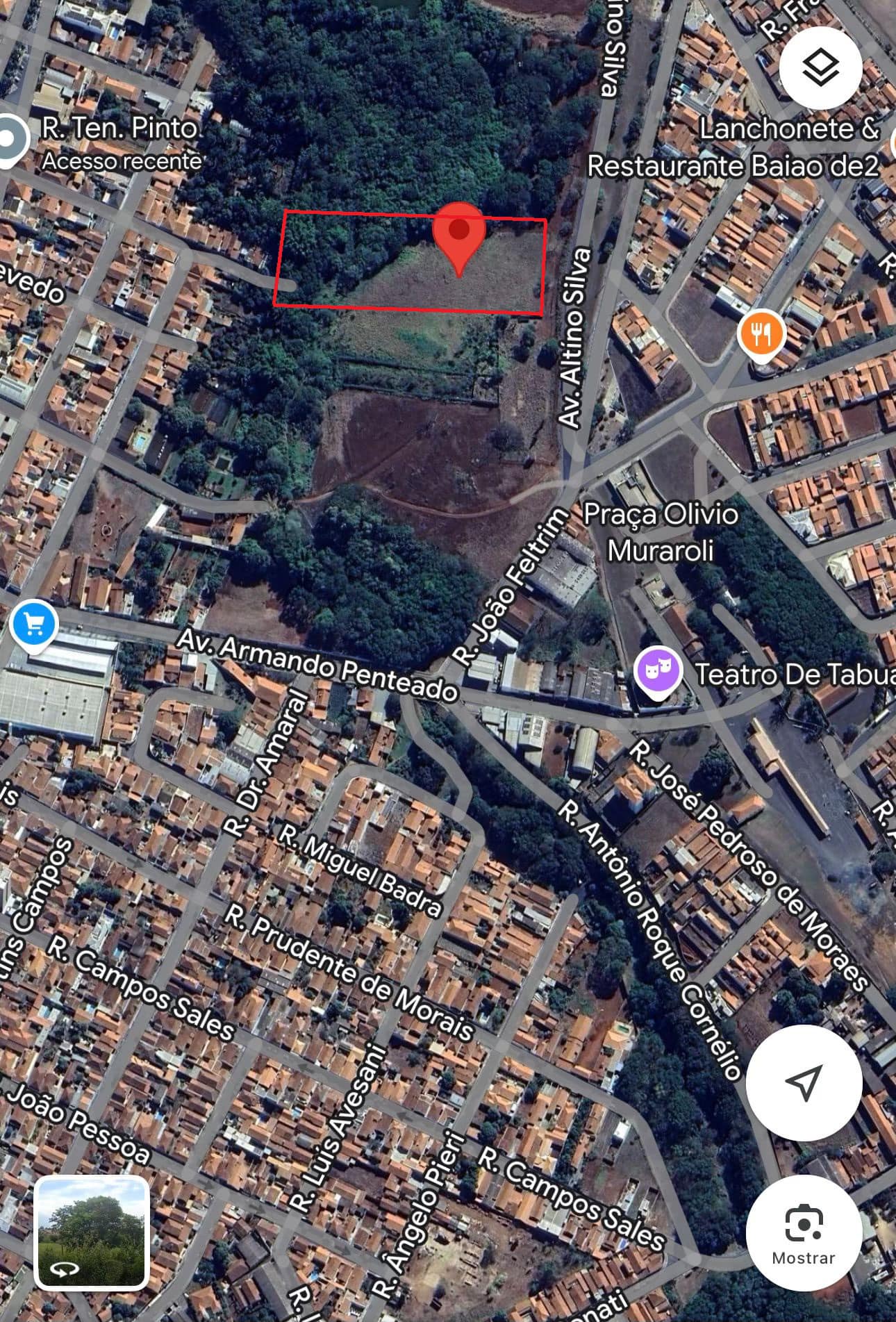 CHÁCARA SANTO ANTÔNIO, Rua Tenente Pinto , n 463- Centro