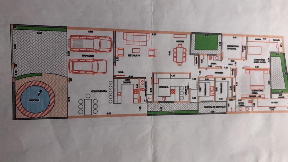 Terreno murado com alicerce para construção  , na Rua Brilhante, n 97- Jardim Milano