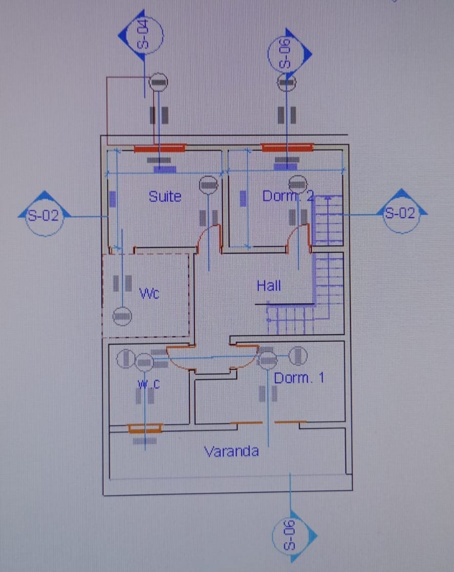 SOBRADO em Construção, na Rua Rio De Janeiro, n 105- Parque Varotti